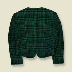 1980s | JH Collectibles | Wool Blazer | Green & Black - 10