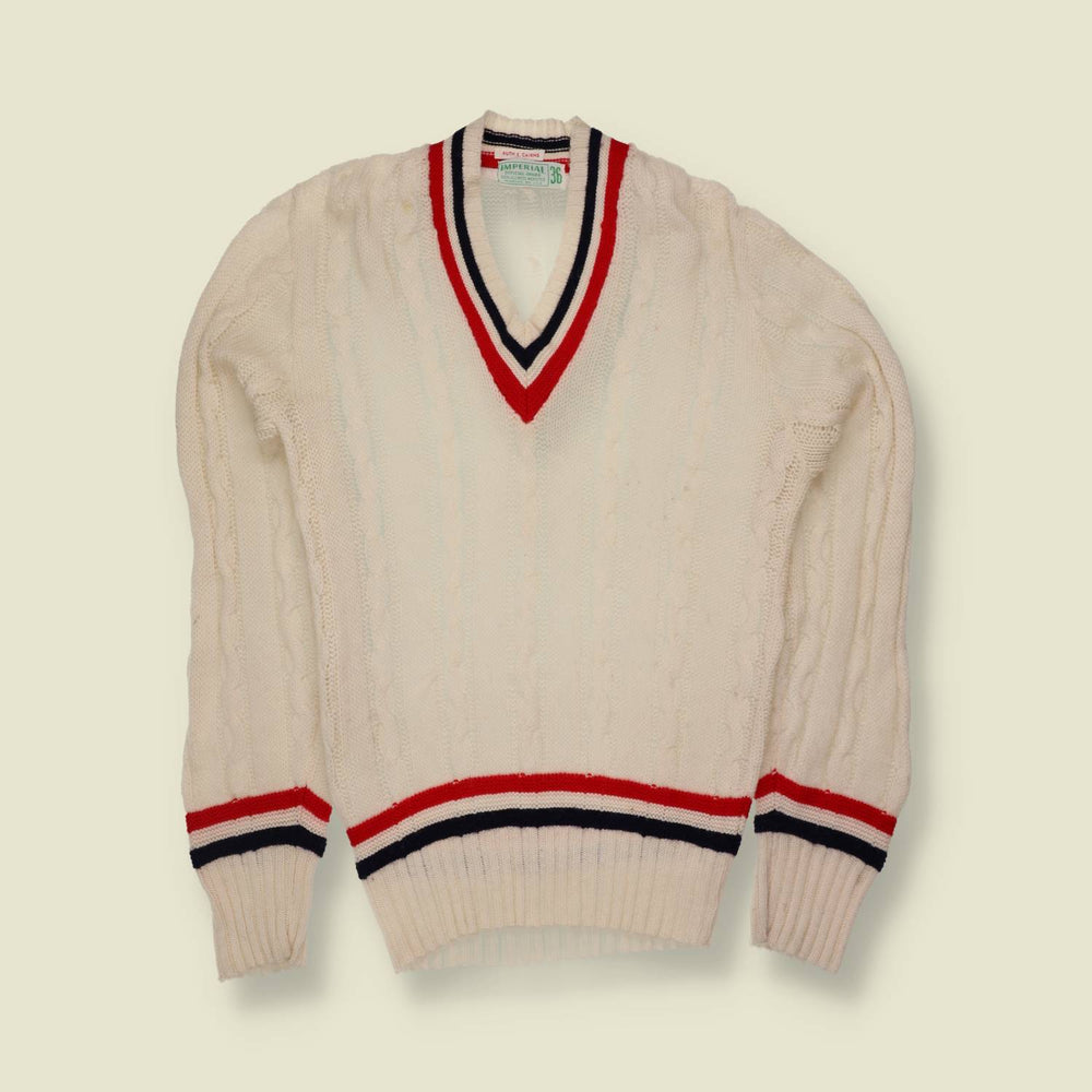 1950s | Imperial | Cricket Jumper | Cream - 10