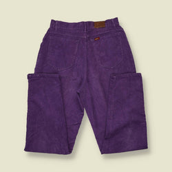 1980s | Lee | Cord Trousers | Purple - w28