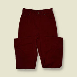 1970s | Tour De France | Cord Trousers | Red - w28