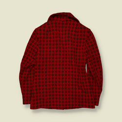 1970s | Jersey Supreme | New Wool Blazer | Red & Black - 6