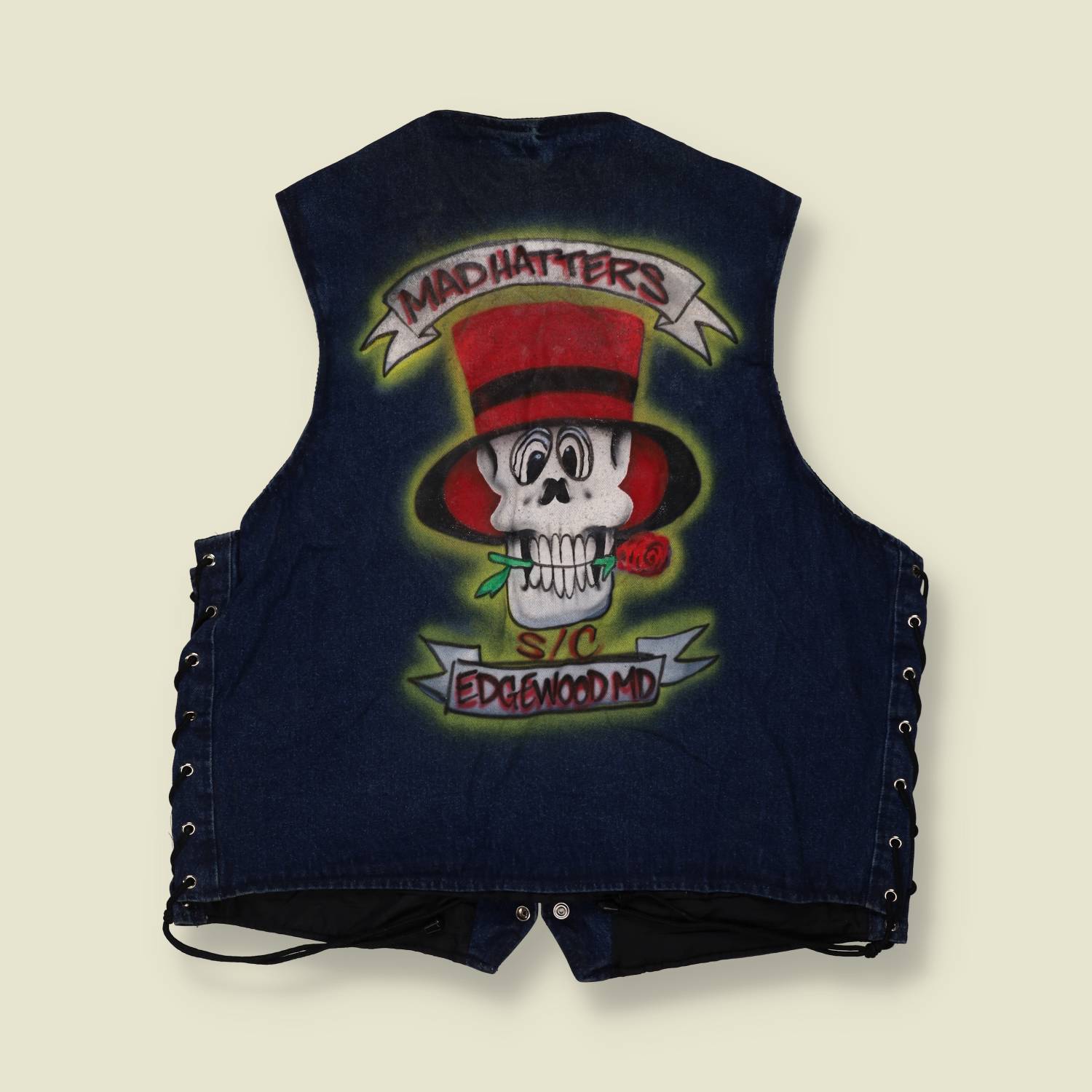 1980s | Rough Rider | Denim Battle Vest | Dark Blue - 20