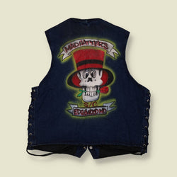 1980s | Rough Rider | Denim Battle Vest | Dark Blue - 20