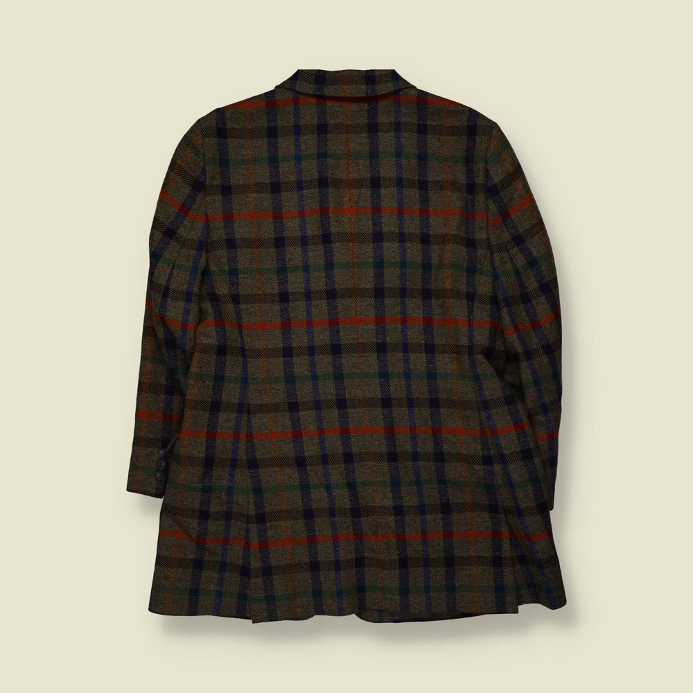 1980s | Daks | Wool Blazer | Green Check - 14