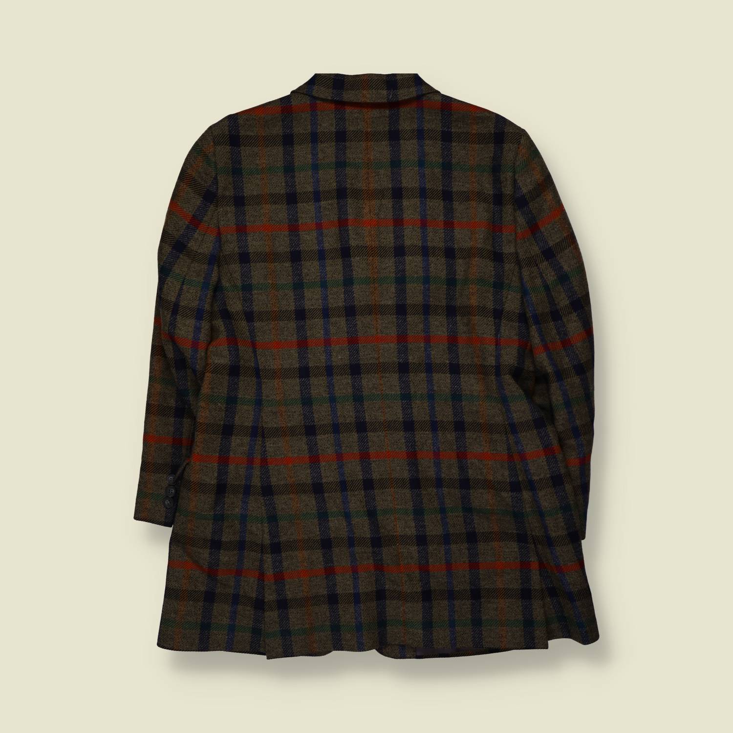 1980s | Daks | Wool Blazer | Green Check - 14