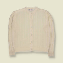 1970s | Dafne Taylor | Knit Cardigan | Cream - 16
