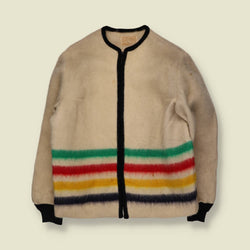 1970s | Hudson Bay | Made In Canada | Wool Coat | Cream - 14