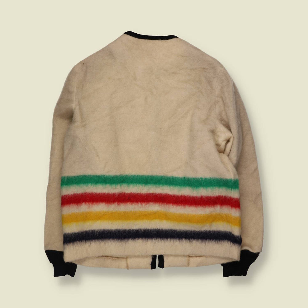 1970s | Hudson Bay | Made In Canada | Wool Coat | Cream - 14