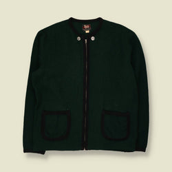 1950s | Woolrich | Wool Cardigan Jacket | Green - 18