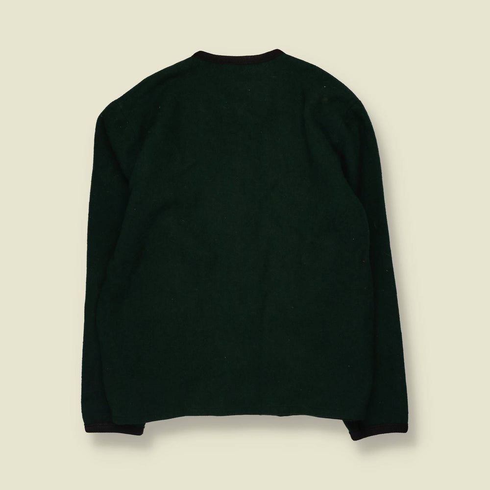 1950s | Woolrich | Wool Cardigan Jacket | Green - 18
