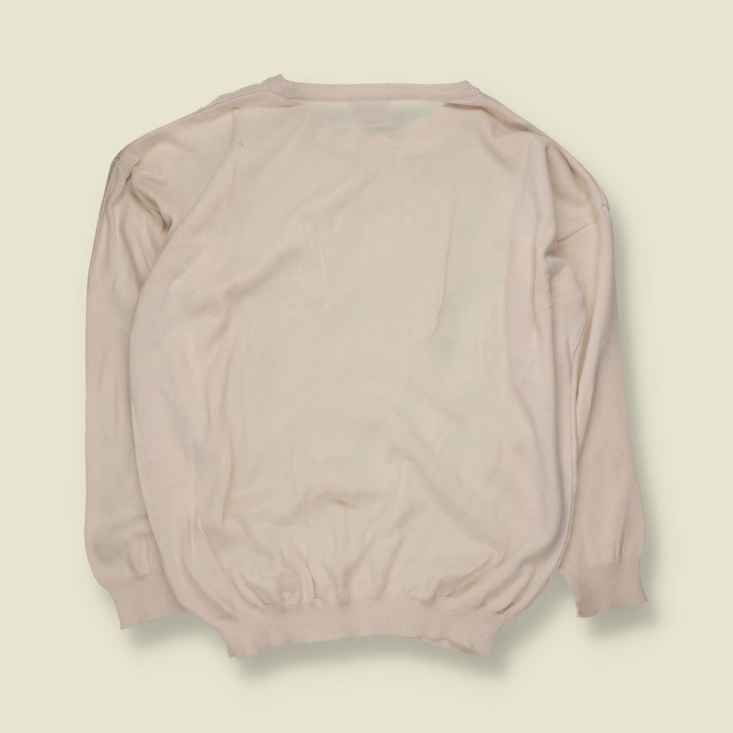 1980s | Gioni Fereti | Knit Jumper | Cream - One size