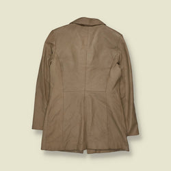1990s | Privilegi | Leather Coat | Beige - 10