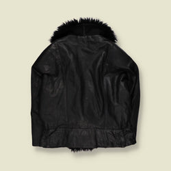 1980s | Batwing Leather Jacket | Black - 20