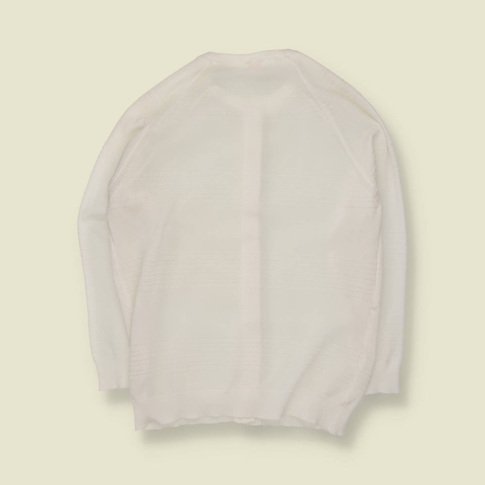 1970s | Olympia | Lightweight Cardigan | White - 10