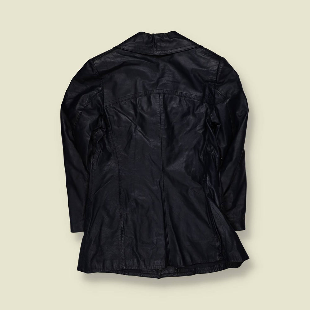 1970s | Leather Jacket | Blue - 10