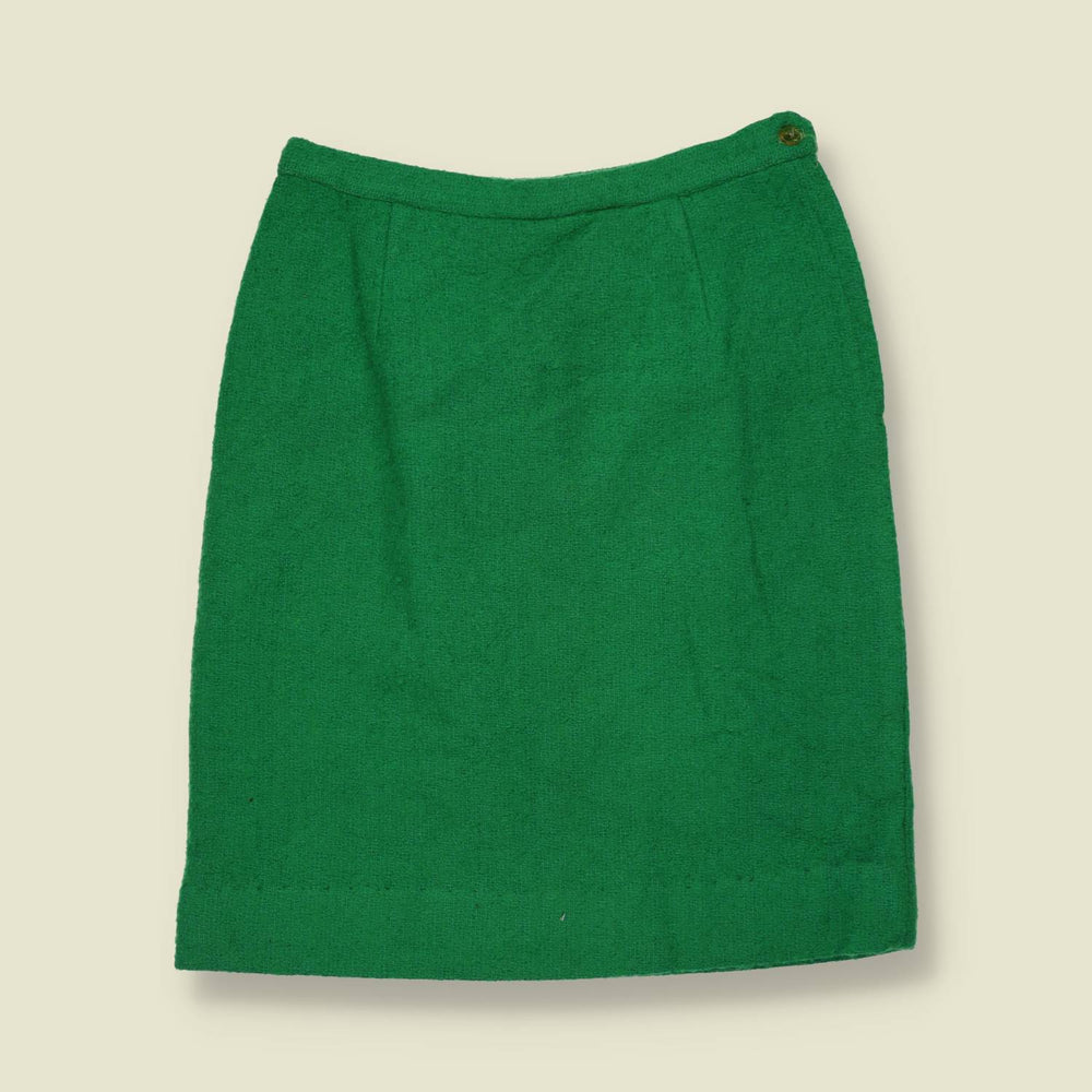 1960s | Pencil Skirt | Green - w28