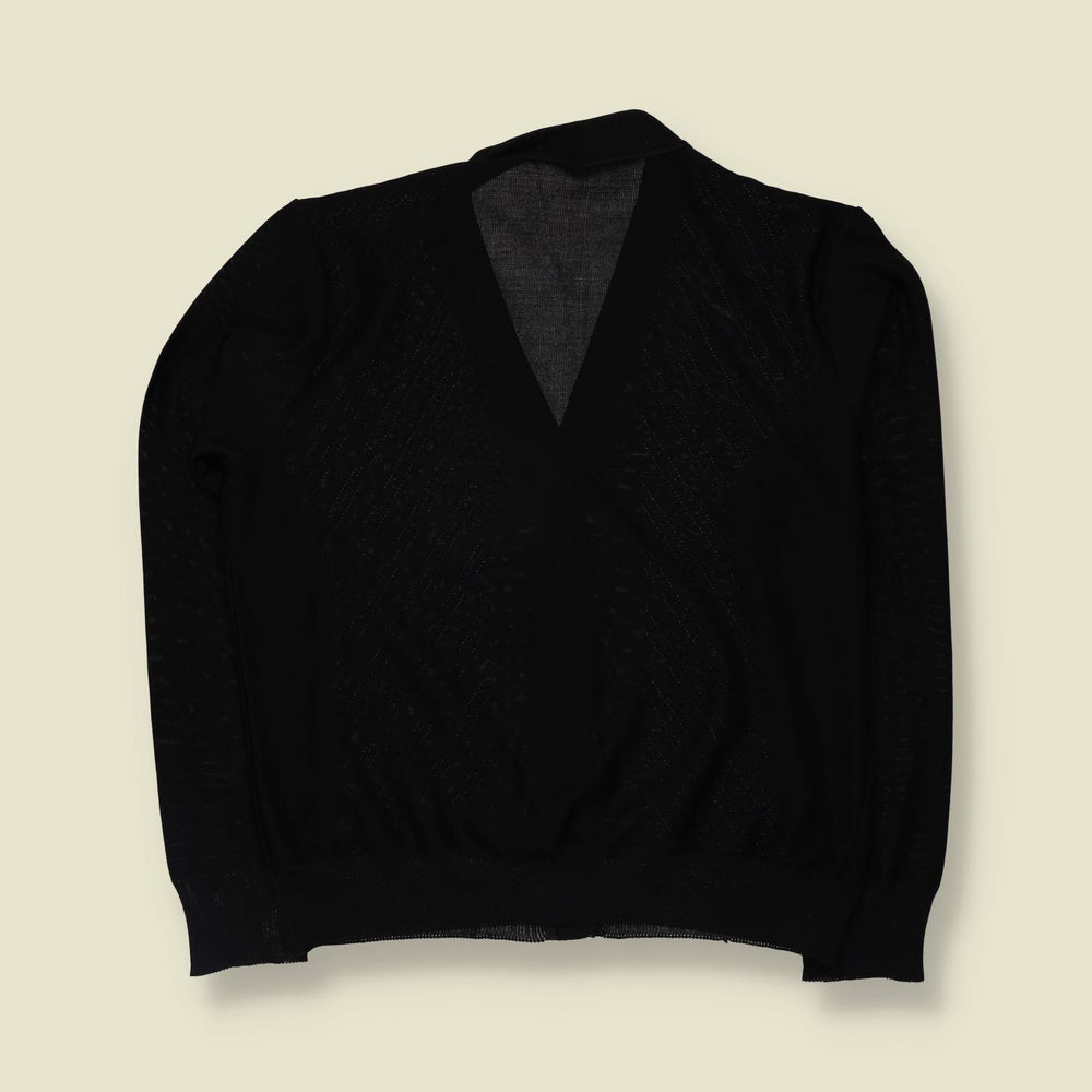 1970s | Lightweight Cardigan | Black - 12