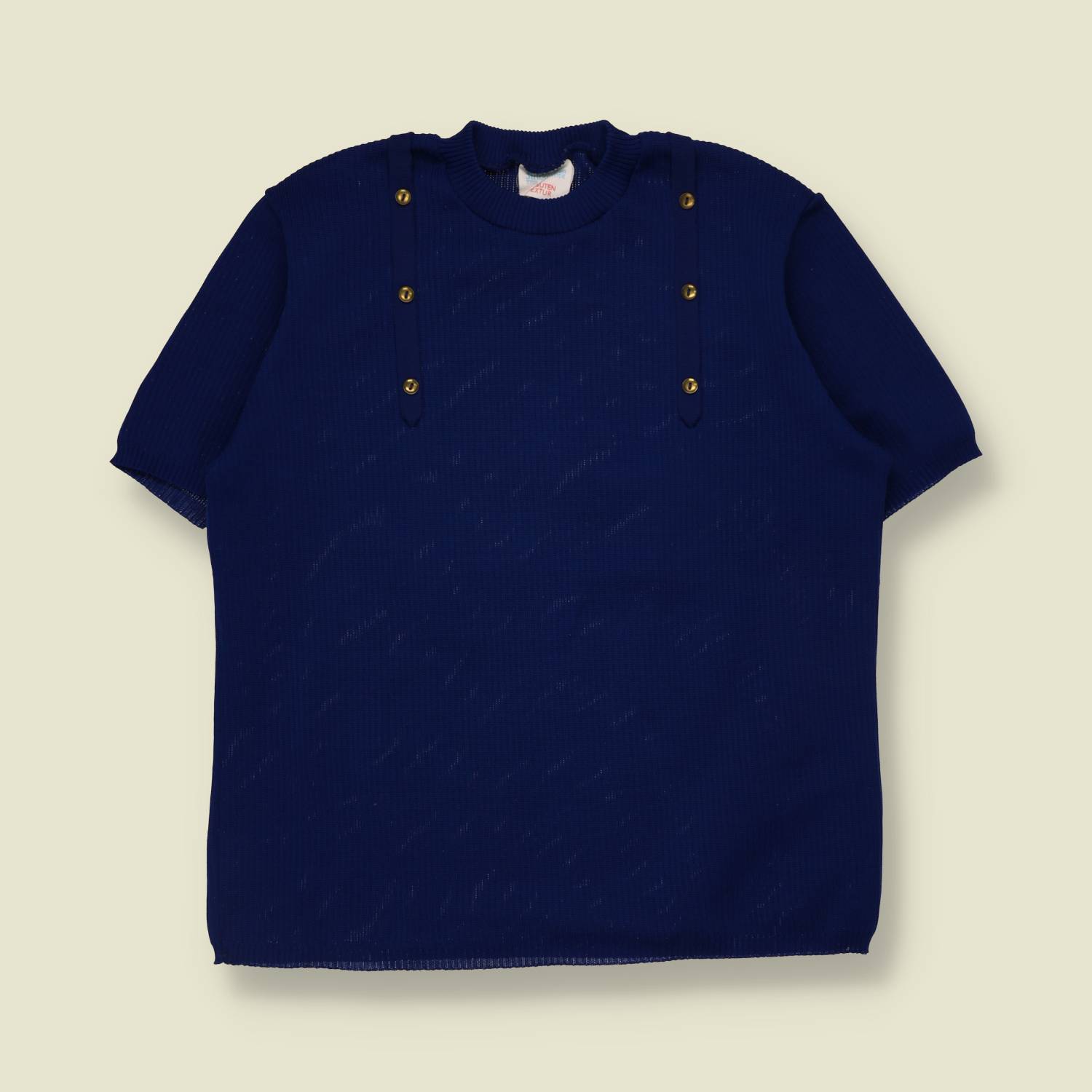 1960s | Strickwaren | Knit Top | Navy Blue - 12