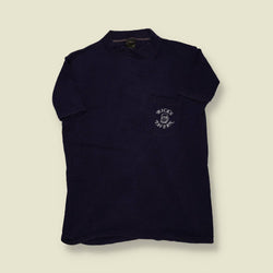 1970s | Anvil “Rick’s Tavern – Newfane, VT” Pocket T-Shirt – Navy - XS