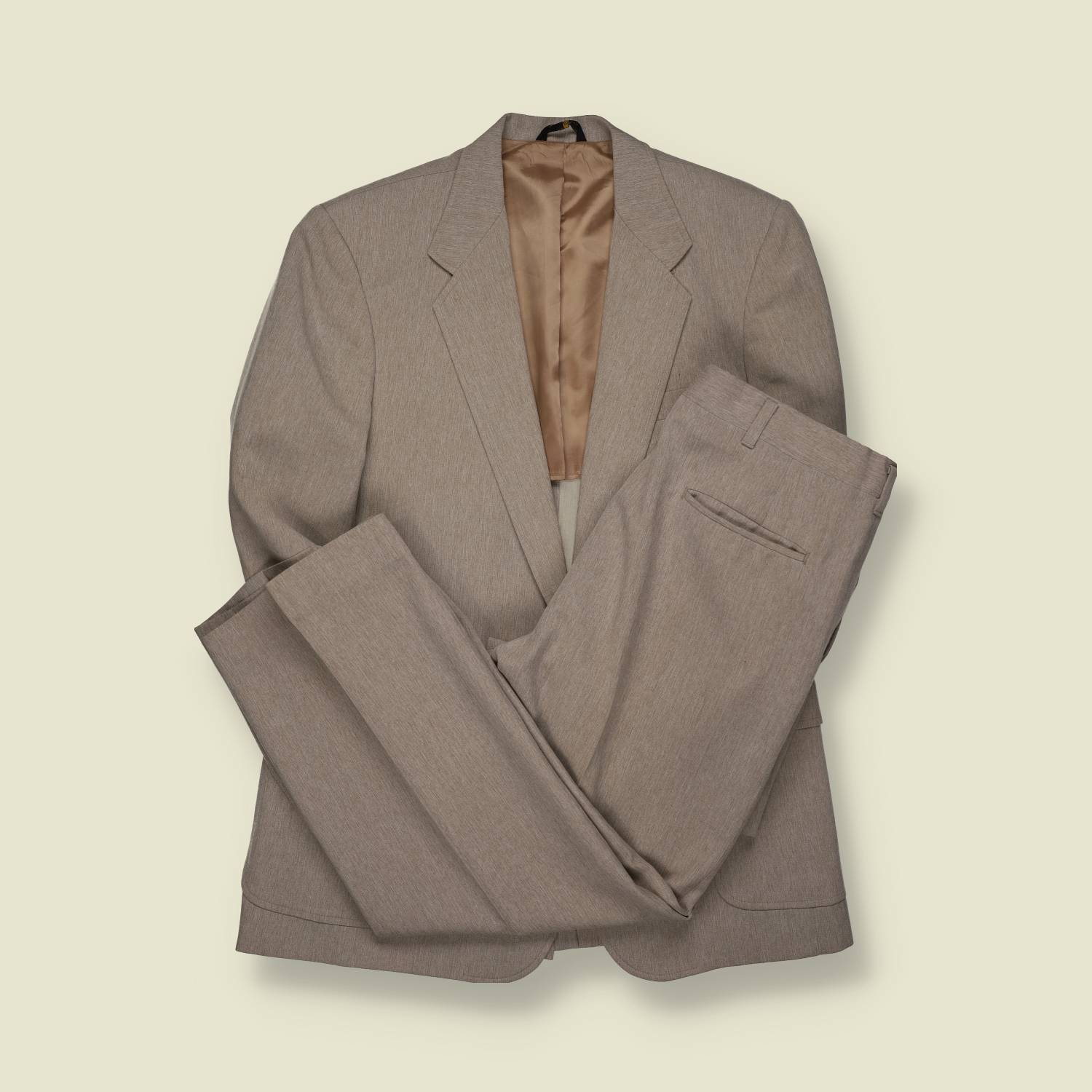 1970s | Haggar | Two-Piece Suit – Taupe - S
