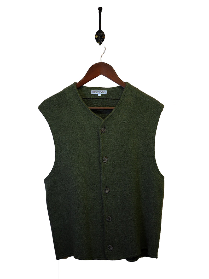 1990s Emporio Armani Knitted Waistcoat - M/L