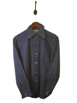 1970s Polka Dot Shirt - S