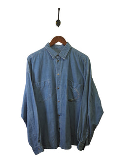 1990s Quiksilver Corduroy Shirt - L
