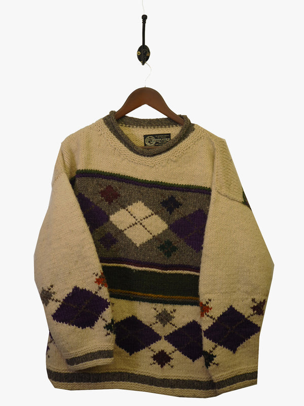 1980s Chunky Native American Knit - M / L